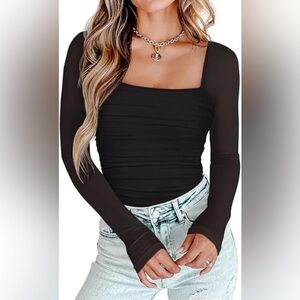 PINKMSTYLE Black Mesh Corset Sexy Bodysuit